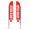 The CAZA® Group | 14 ft. Feather Flag X-Based Double-Sided - Image 2