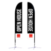 The CAZA® Group | 14 ft. Feather Flag X-Based Double-Sided