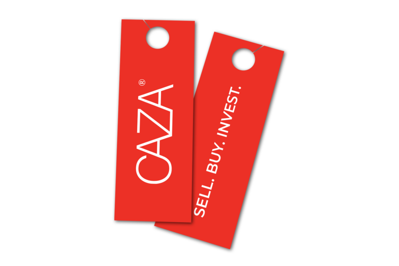 CAZA_Door hanger_Red