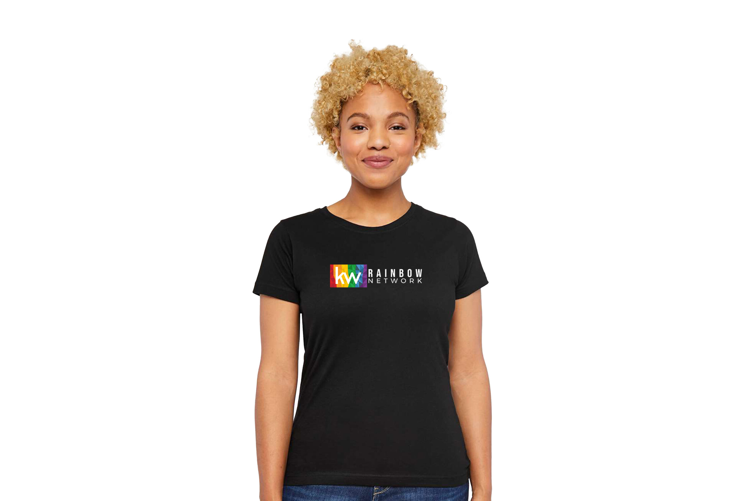 KW Rainbow Network | Women's Fine Jersey- Direct To Film - Image 5