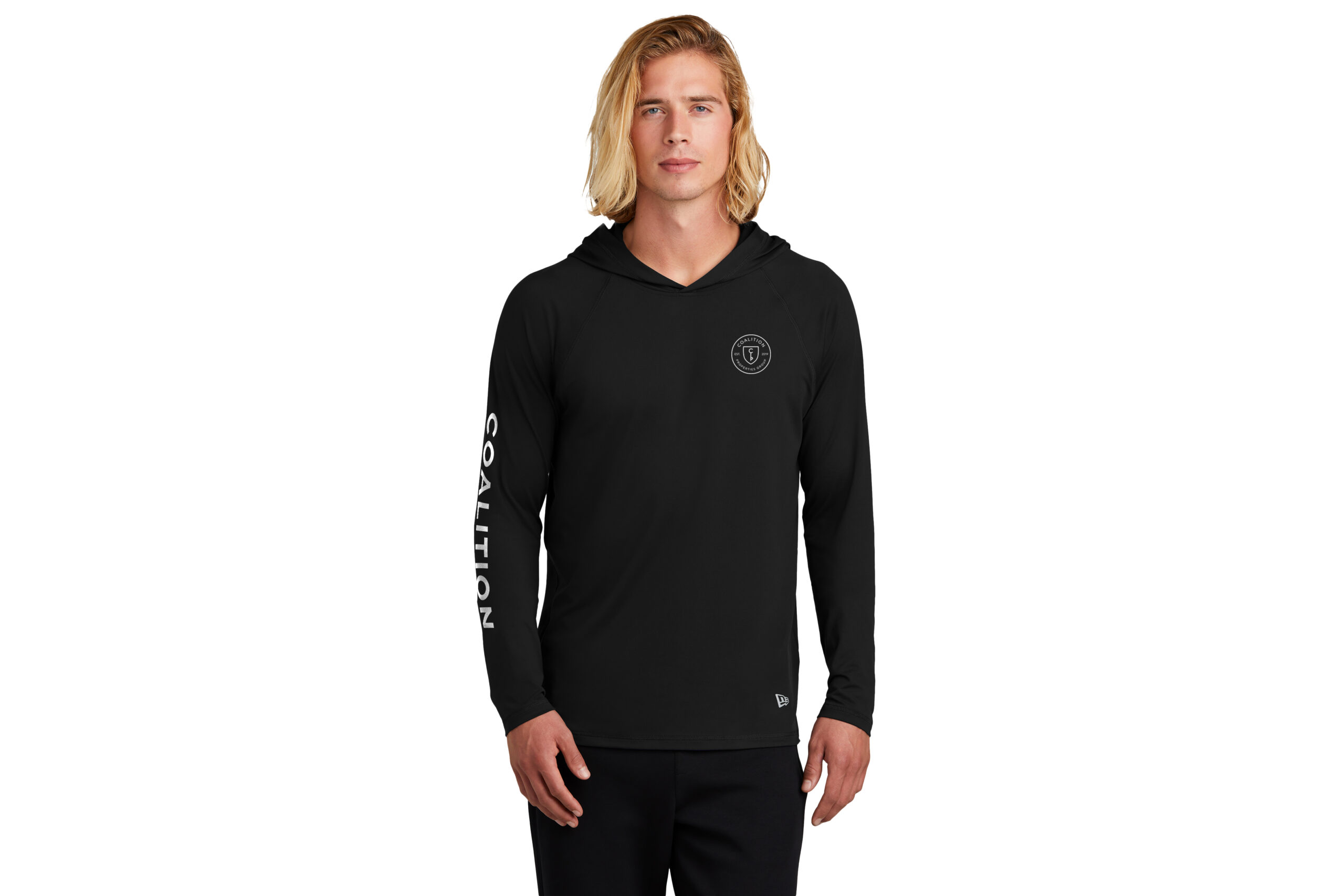 Coalition | New Era® Power Long Sleeve Hoodie - Direct To Film