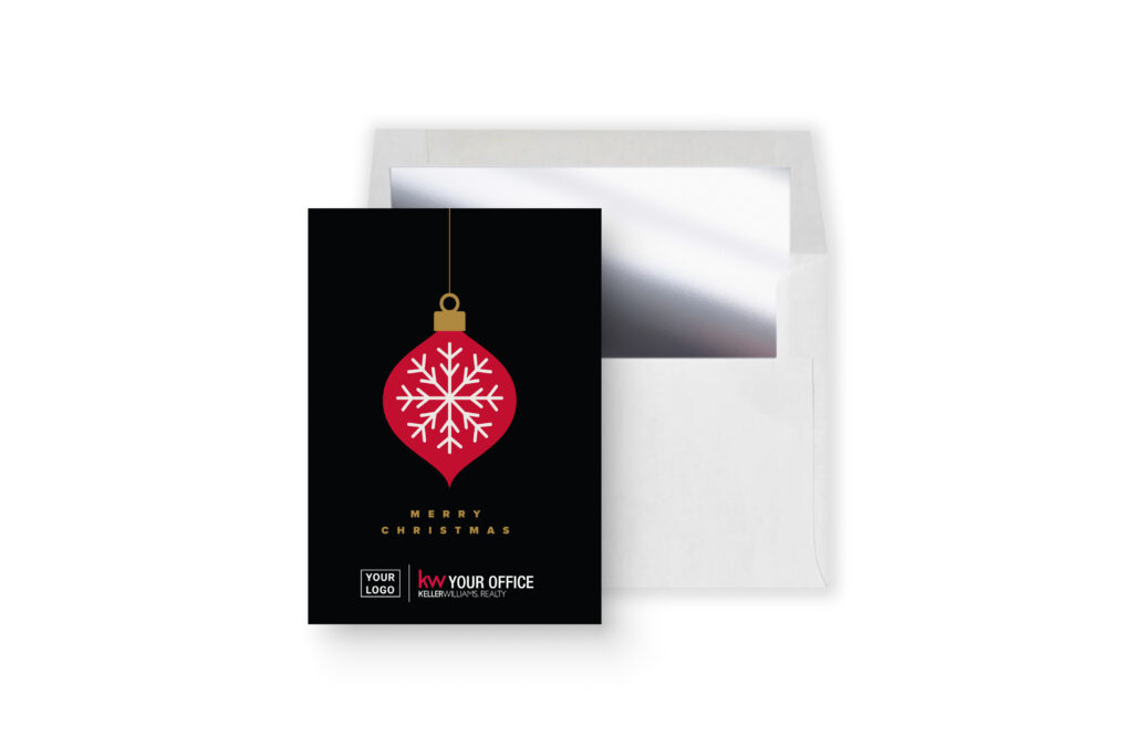 Holiday Greeting Cards - Merry Christmas (Ornament)