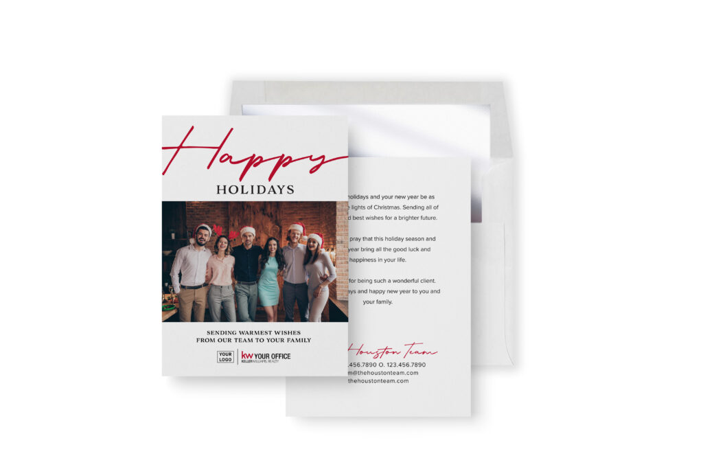 Holiday Postcards  - Happy Holidays with Photo