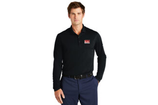 Nike Mens Long Sleeve Polo with KW Commercial Logo