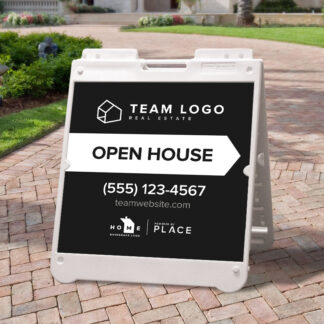 PLACE | Open House Sign A-Frame w/24x24 Panels